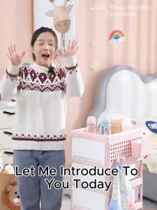 New born infant toddler baby Nursery Storage trolley cart/snacks rack - 2/3/4 tier Furniture