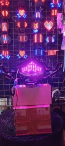 stoplam running vixion new 2013-2017 dengan delapan mode kedipan otomatis