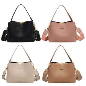 ผู้หญิงหรูหรากระเป๋าสะพายขนาดใหญ่ความจุ Daily Tote กระเป๋าถือปรับสายคล้องกระเป๋า Crossbody หญิง Dating Bag[Winnereco World]