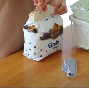 คลิปหนีบปากถุง แบบหนีบ/แบบมีฝาเปิด-ปิด สำหรับถนอมอาหาร ที่หนีบปากถุงพลาสติก วัสดุหนาทนทาน