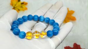 Vòng tay phong thủy tam hợp hợi mão mùi - size 8 10ly cho người mệnh thủy mệnh mộc - có khai quang điểm nhãn may mắn tài lộc - bảo hành 12 tháng - PHONG THỦY ANH VŨ