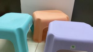 Bangku Belajar Membaca Anak / Bangku Meja Ngaji Kursi Pendek Segi Green Leaf ITALY 1201