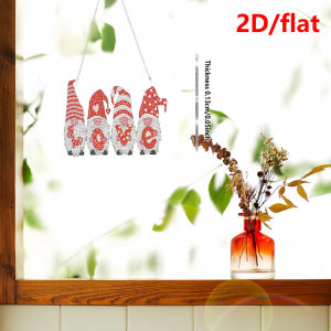 2D/flat 1 Piece Diamond Painting set house number Christmas pattern acrylic Material essential Decorations for Christmas day