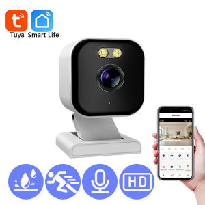 Camera An Ninh Nhà Thông Minh WiFi Tuya 4MP HD Tầm Nhìn Ban Đêm Màu Giám Sát Trẻ Em Âm Thanh Hai Chiều Giám Sát Video Màu Trắng Gắn Tường