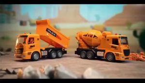 Dump Truck Molen Mixer Mobil Remote Control 6Channel 689-819 Mainan Anak Truk Truck Engineering