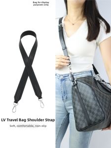 YUESIHUI | Black Shoulder Strap for LV Keepall 25 45/50cm