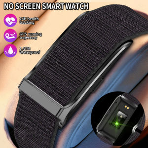 LIGE No Screen Smart Watch Mens Sports Outdoors Fitness Heart Rate Monitor 1ATM Waterproof New Smartwatch For Andrio IOS 2025