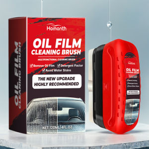 Car Glass Oil Film Remover Glass Cleaning Board Hydrophobic Glass Coating Windshield Window Auto Glass Oil Refill Cleaner Brush
