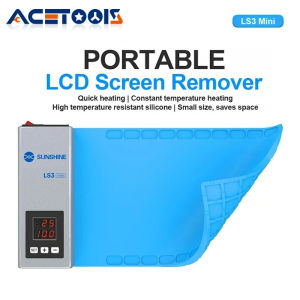 SUNSHINE LS3 Mini LCD Screen Remover Heating Stage Separator Pad for Mobile Phone and Tablet Repair LCD Screen Disassembly Tool