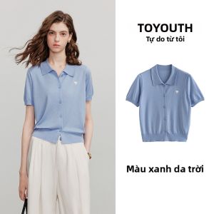 Toyouth | Áo Polo Ngắn Tay Đan Thời Trang Sang Trọng