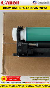 Drum Unit NPG 67 Japan Mesin Fotocopy Canon C3530/C3525/C3520/C3020/C3025/C3030/C3720/C3725/C3730