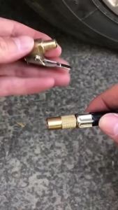 6mm/8mm Car Inflation Quick Coupler Tire Air Chuck Inflator Pump Valve Connector Clip-on Adapter Car Brass