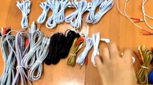 Dây xung điện cáp nối cho máy điện xung và châm cứu