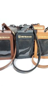 Tempat ID Card KPU Kulit Berkualitas Tinggi