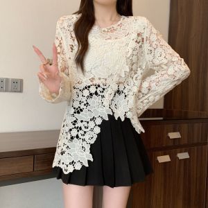 AIYITI | Plus Size Cover Up Lace Top