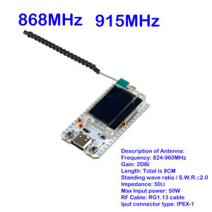 ESP32 LoRa32 V3 868-915MHz Dev-board 0.96 Inch OLED Display ESP32S3 WIFI BT Module SX1262 LoRa Kit for Meshtastic LoRaWAN IoT
