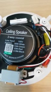 01 Cái - LOA ÂM TRẦN 30W (Public Address System) Hệ thống âm thanh công cộng-Dùng trong nhà showroom cafe phòng họp..