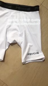 Psyche Basketball Compression Shorts Pro Sports Training Fitness Breathable High Elasticity Men Compression Leggings Running Quick Dry Comfortable