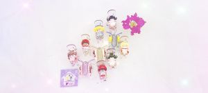 Kẹp tóc nữ hàn quốc cute phụ kiện bé gái gắp tóc kẹp càng cua cào 3 răng trong suốt chibi siêu đáng yêu - thương hiệu Vợ Chồng Tôi