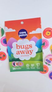 Carepatch Bugs Away Mosquito Repellent Sticker Patch with Citronella and Eucalyptus