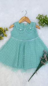 Little Esquina Dress Anak Perempuan Lengan Kutung Kode LE2120