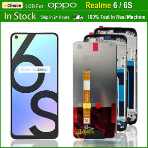 6.5" Display For OPPO Realme 6 LCD RMX2001 LCD Screen Touch Digitizer Assembly Replacement For OPPO Realme 6S RMX2002 Display