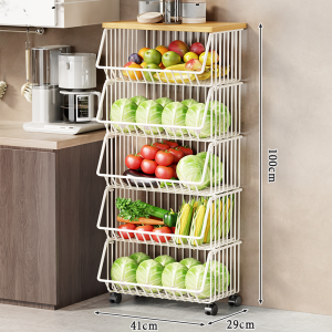 WUBUWEI | Moveable Storage Shelf