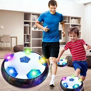 Electric Hover Soccer Ball with LED Lights and Music Features Outdoor Game Sport Toys for Kids Electric Floating Football