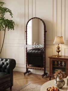 Gương Treo Tường Gỗ Nguyên Miếng Cổ Điển