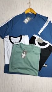 T-SHIRT SUKE.CO - T-SIRT RINGGER TEE TRE FOIL ESESNTIAL - KAOS PRIA DISTRO TERBARU 2025