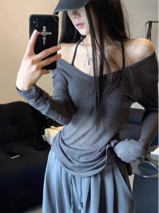 chaqi | Áo ngực không dây cổ treo thiết kế chữ I gợi cảm ngọt ngào mát mẻ cho ngực nhỏ tập hợp thương hiệu Chà Y thời trang mùa hè 2025