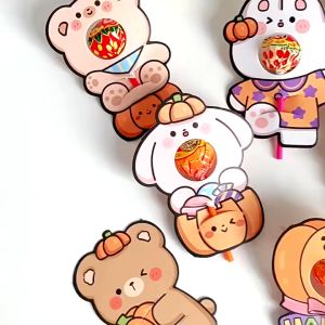 Giấy kẹp kẹo mút - Set 6 Miếng Giấy Kẹp Kẹo Mút Làm Quà Tặng Chúc Mừng Khen Thưởng Trong Dịp Sinh Nhật Party