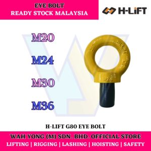 H-LIFT G80 EYE BOLT (M20 - M36)