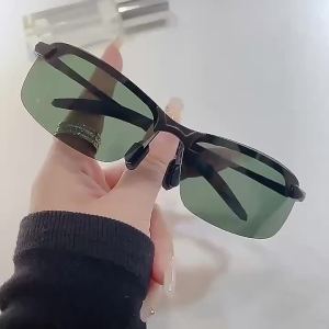 Mens and Womens Night Driving Lenses Anti Glare Sunglasses Fishing and Anti UV High-definition Sunglasses for Driving