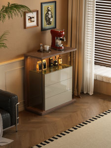 Simplicity Italian Style Sideboard Microcrystalline Stone Storage Cabinet