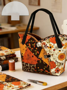 YOMDID 1pc Handbag Making Sewing Template DIY Shopping Basket Quilting Template - Multifunctional Durable Design Transparent