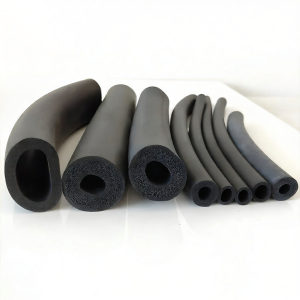 Soft Elastic Foam Hollow Rubber round Tube O-Ring Seal Protection Cover Anti-Collision Strip Black Rubber Bar Mechanical Hardware