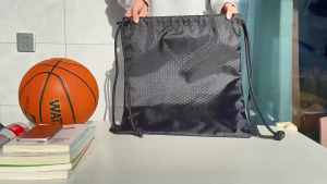 MENSPE ข้อความ กระเป๋าเป้สะพายหลังกันน้ำกลางแจ้งกระเป๋าเป้กีฬาโยคะกีฬายิมว่า ยน้ำถุงผ้าไนลอนใยเชือกกระเป๋าสำหรับเด็กผู้ชายผู้หญิง