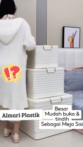 The Furniture Foldable Storage Box Collapsible Organizer Bins With Smooth Wheels Stackable Sturdy Clothing Toy Organizer Large