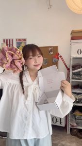 Cột tóc caro viền đơn giản xinh xắn nữ tính đáng yêu dễ sử dụng xinh đẹp kute Modleaf Frul Hairband Hàn Quốc