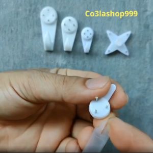 set 50 chiếc móc kèn nhỏ xíu treo khung tranh nhỏ vật dụng nhẹ