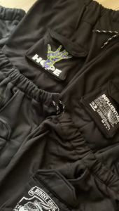 Celana Pendek Cargo Pria Motif DONT CARE Rip Pinggang Karet Size M-XXL Termurah Terlaris