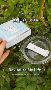Yinns AFAVITAL Botanical Beverage Moringa Chlorella Blue Green Algae 14 Sachets 3g Made in Malaysia