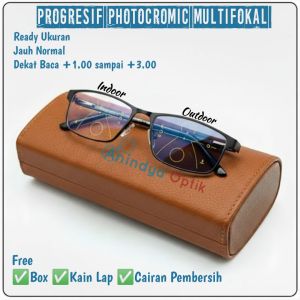 Kacamata Plus Progresif Photocromic Baca Dan Jalan