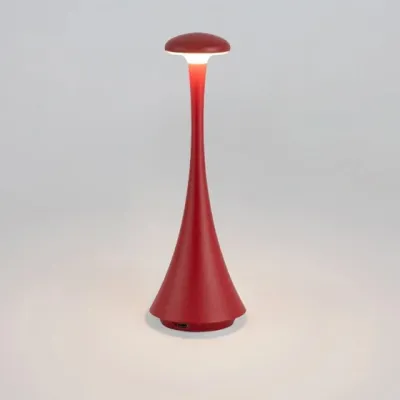 New Arrival Mushroom Table Lamp Rechargeable Wireless Touch Lamp Creative Desk Lamp USB-C Desk Lamp Bedroom Atmosphere Light