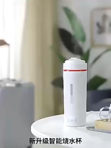 SG [Stock] Portable Electric Kettle Travel Kettle Kettle 500ml Smart Water Kettle Stainless Steel Kettle Cup