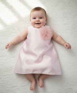 Baby dress formal classy premium satin fabric