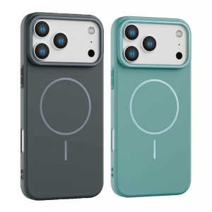 UltrathinสําหรับMagsafe MatteสําหรับiPhone 17 Air 16 15 Pro 14 Plus 13 12 Mini 11 Pro X XR XSสูงสุด17Proไร้สายชาร์จฝาครอบ