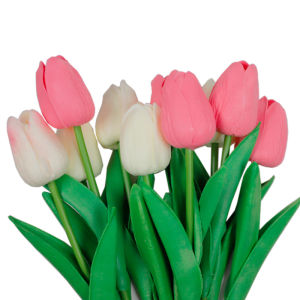 HUAYUQIANYU | Tulip Flower Bouquet Auto Ornament