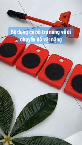 Bộ Dụng Cụ Di Chuyển Đồ Thông Minh Hỗ Trợ Nâng Đỡ Vật Nặng Chuyên Dụng Tặng Kèm 4 Bánh Xe Tiết Kiệm Thời Gian Công Sức.